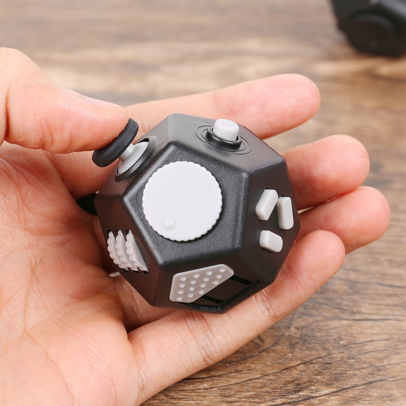 Rainbow Anti Stress Cube Fidget Toy for Anxiety Attention Focus Gift - Image 1