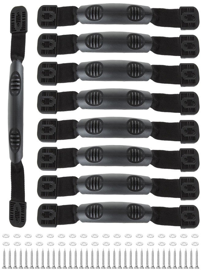 APACALI 8 PCS Kayak Handles Replacement Kayak Carry Handles with Hardware Black Canoe Boat Side Mount Carry Handles with Screws, Canoe Accessories for Ocean Lifetime Pelican Kayaks Boat Suitcase Luggage - Image 1