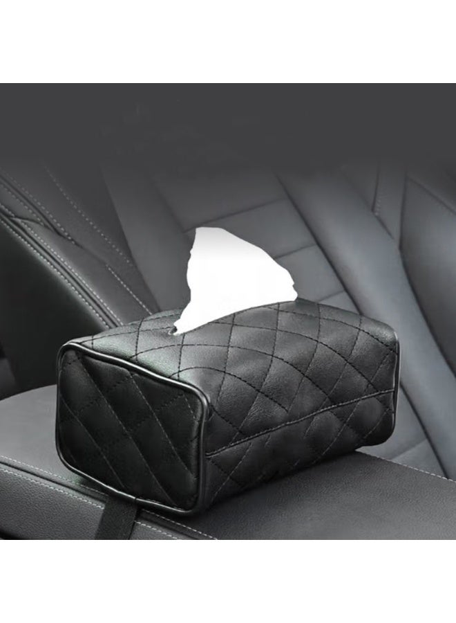 Car Chair Back Mounted Creative Tissue Holder Organizer for Car Backseat - Image 3