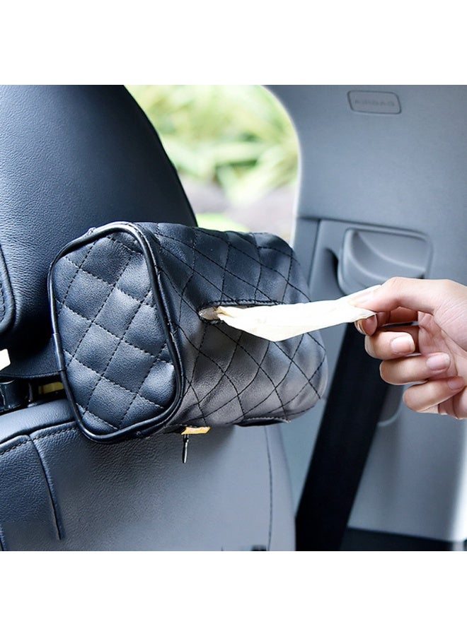 Car Chair Back Mounted Creative Tissue Holder Organizer for Car Backseat - Image 2