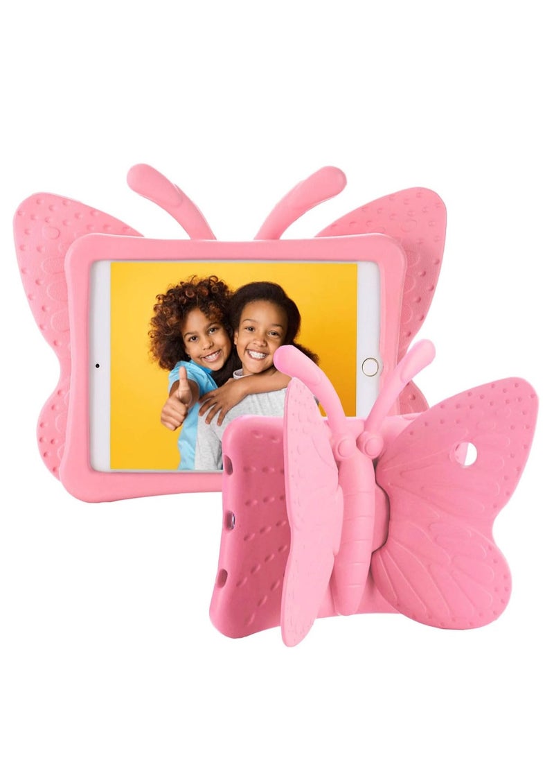 vesus ELTERAZONE iPad 6th Generation Cases for Kids iPad 9.7 Case 2018/2017 Light Weight Kid-Proof Soft EVA Foam Protective Tablet Cover Holder for New iPad 9.7 inch A1893/A1954/A1822/A1823 - Baby Pink - Image 1