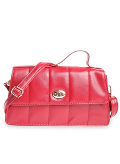 CAPRESE Caprese Poppy Solid Bordeaux Faux Leather Medium Sling Bag  - Image 1