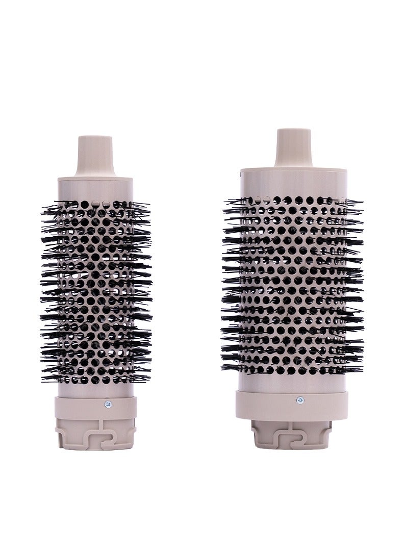 Clara Multi Styler Add-On Attachment - Ceramic Round Brush Set (45mm & 38mm) – Blow Dry Styling Brushes for Volume, Root Lift & Smooth Finish silver - Image 1