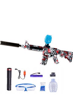 Kids M416 Electric Gel Blaster  Splat Ball Guns ,Gel Ball Gun with Water Beads and goggles, Airsoft Slatter ball Gun
