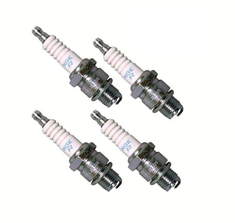 NGK Spark Plug BR8ES For Motorcycle, Marine, ATV and more - Copper Core, Nickel Electrode - Set of 4