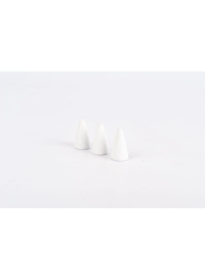 لعبة شطرنج تعليمية للأطفال، شطرنج طائر، لعبة الداما الخشبية، لعبة لوحة تفاعلية للأبوين والطفل، لعبة شطرنج مخروطية - اللون: أبيض - Image 1