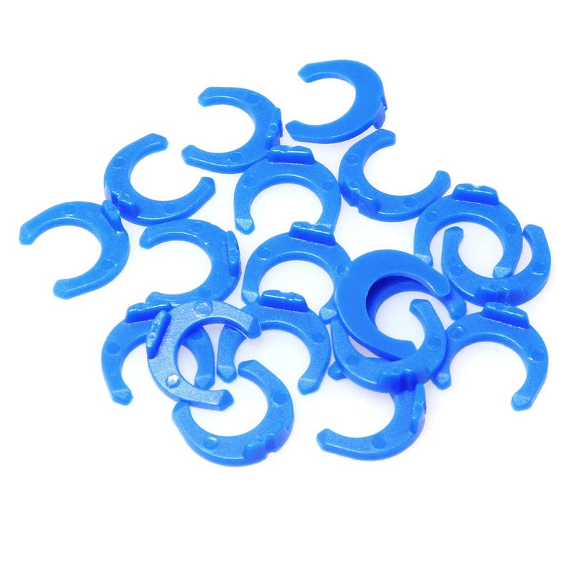 PZRT 20pcs 1/4" Blue Locking Clips for RO Reverse Osmosis Water Filter Fittings PE Pipe Fitting Filter System Accessories - Image 5