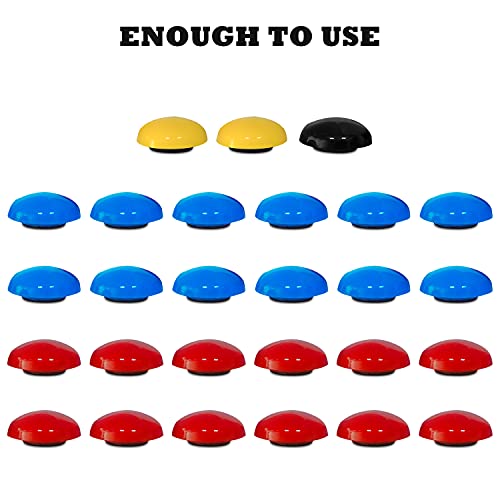 LEAP Soccer Magnets 27 Picese Use to Magnetic Whiteboard 2 Team Sport Goal Player Magnets for Magnetic Clipboard Coach Board - Image 3