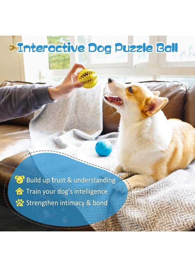 HIPPIH Dog Puzzle Toys 2 Pack, Interactive Dog Toys For Large Dogs & Small Dogs, Puppy Toys For Treat Dispensing, Durable Dog Balls For Teeth Cleaning/Iq Training, Dog Enrichment Toys For Chewing - Image 5