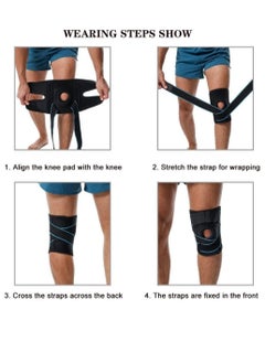 Y&D Knee Brace, Support Brace with Side Stabilizers and Open-Patella Gel Pad Design for Men Women Pain Relief, Arthritis, Meniscus Tear, Injury Recovery  - Image 2