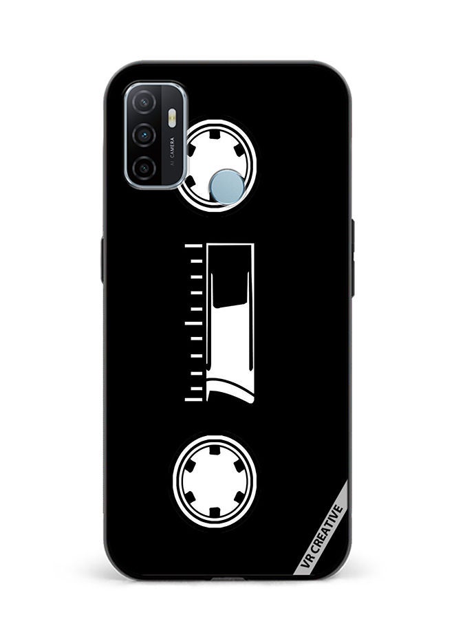 VR CREATIVE Protective Case Cover For Oppo A53 Cassette Tape Design Multicolour - Image 1