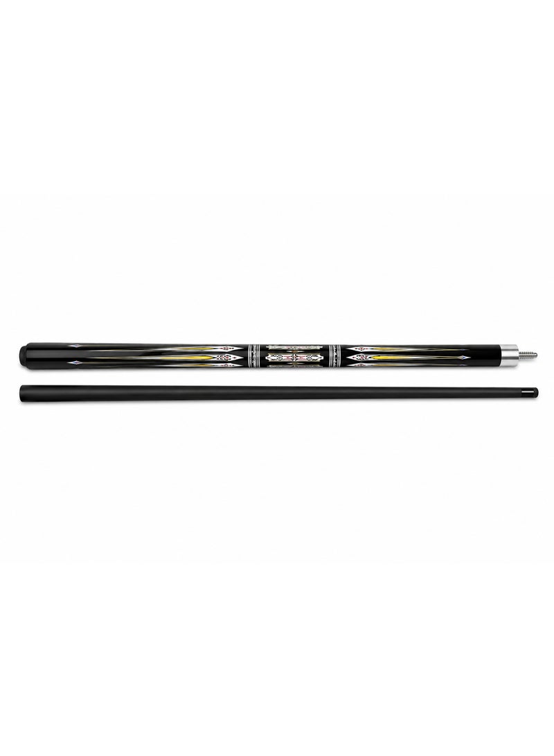 25769-3 Professional Billiard Cue Stick 162CM Pool Cue With Premium Tip & Screw Joint Black Design - Image 1