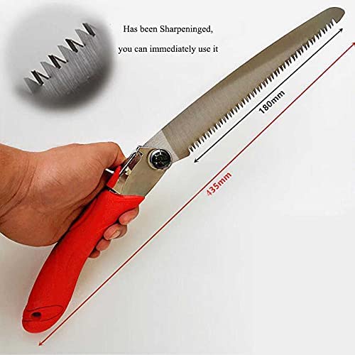 Dumdaar Portable Folding Hacksaws Tree Pruning Garden Gardening Hand Saw Sharp Camping Steels Wooding Trimming Work Tool - Image 5