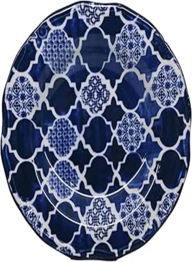 Karaca Deep Blue porcelain Serving Plate 25 cm