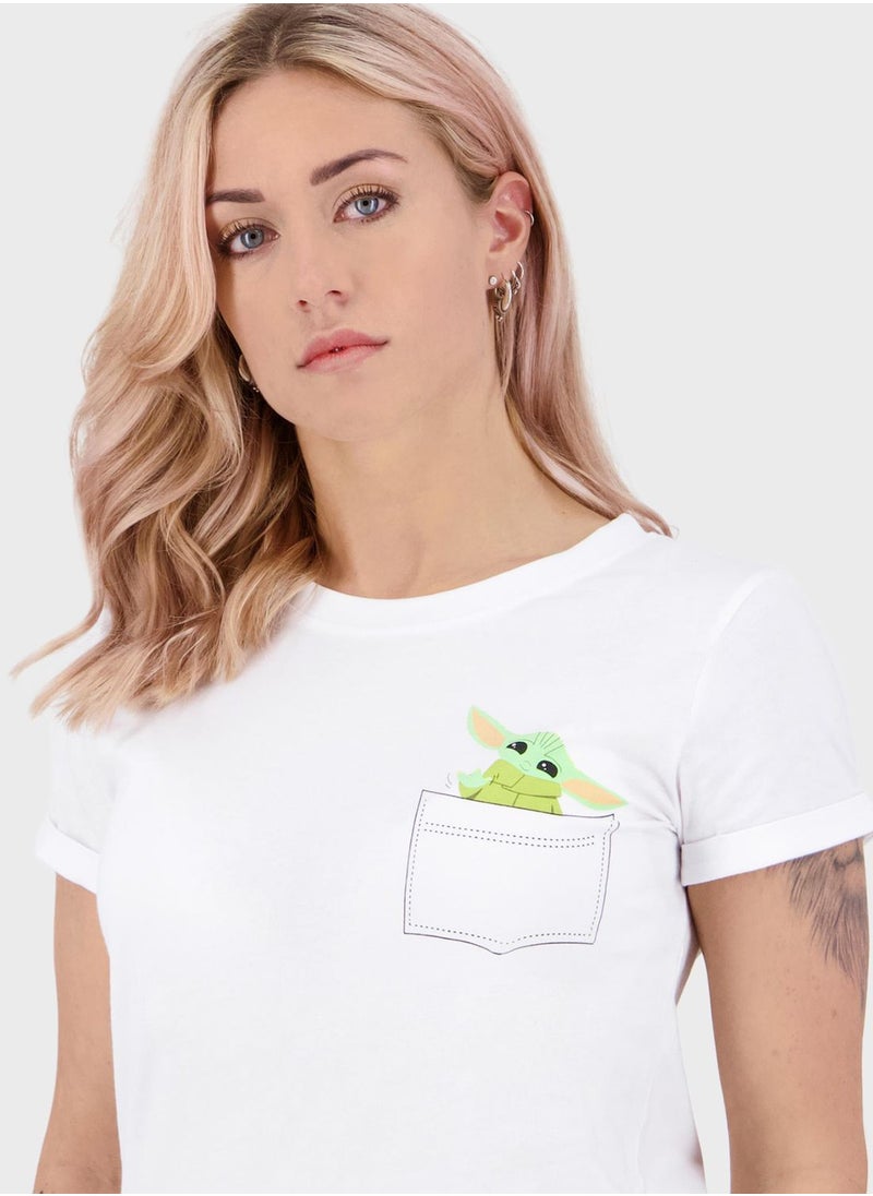 DIFUZED - The Mandalorian - Baby Yoda Woman'S T-Shirt - Image 1
