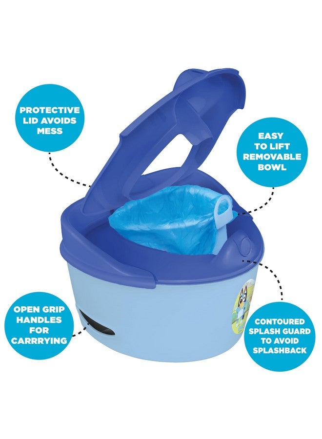 ginsey Bluey Easy Clean-Up Potty Trainer with Disposable Liners - Image 1