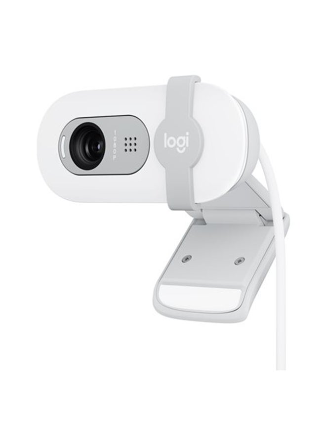 Logitech Brio 100 Full HD Webcam USB White - Image 1
