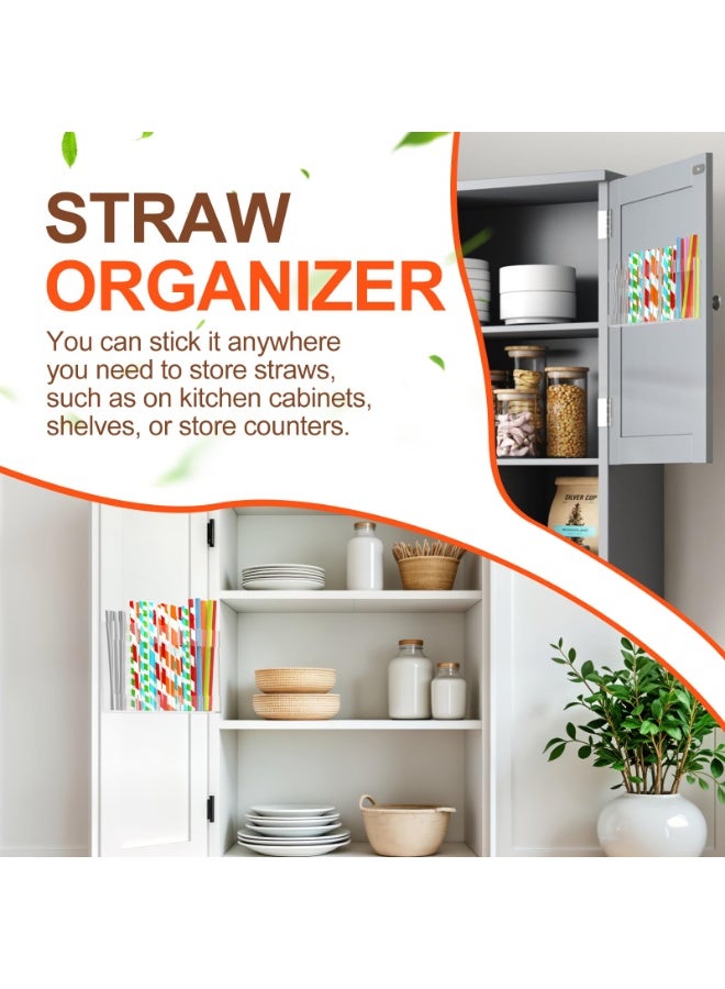 كرونايتي مخزن قشريات أكريليكي كبير بحجم 9.8 بوصة للخزائن مع مربعات لاصقة ثنائية الجانب وملصقات، منظم وذوبان قشريات قابلة لإعادة الاستخدام للمطبخ على المنصة أو باب الخزينة (شفاف) - Image 2