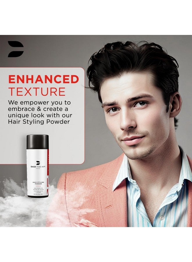 داش فور هيم بودرة تصفيف الشعر للرجال والنساء - بودرة فاخرة لإضفاء الملمس والكثافة على الشعر، عديمة اللون وسهلة الاستخدام على الشعر مع ثبات يدوم طويلاً (20 جم/0.70 أونصة) - Image 4
