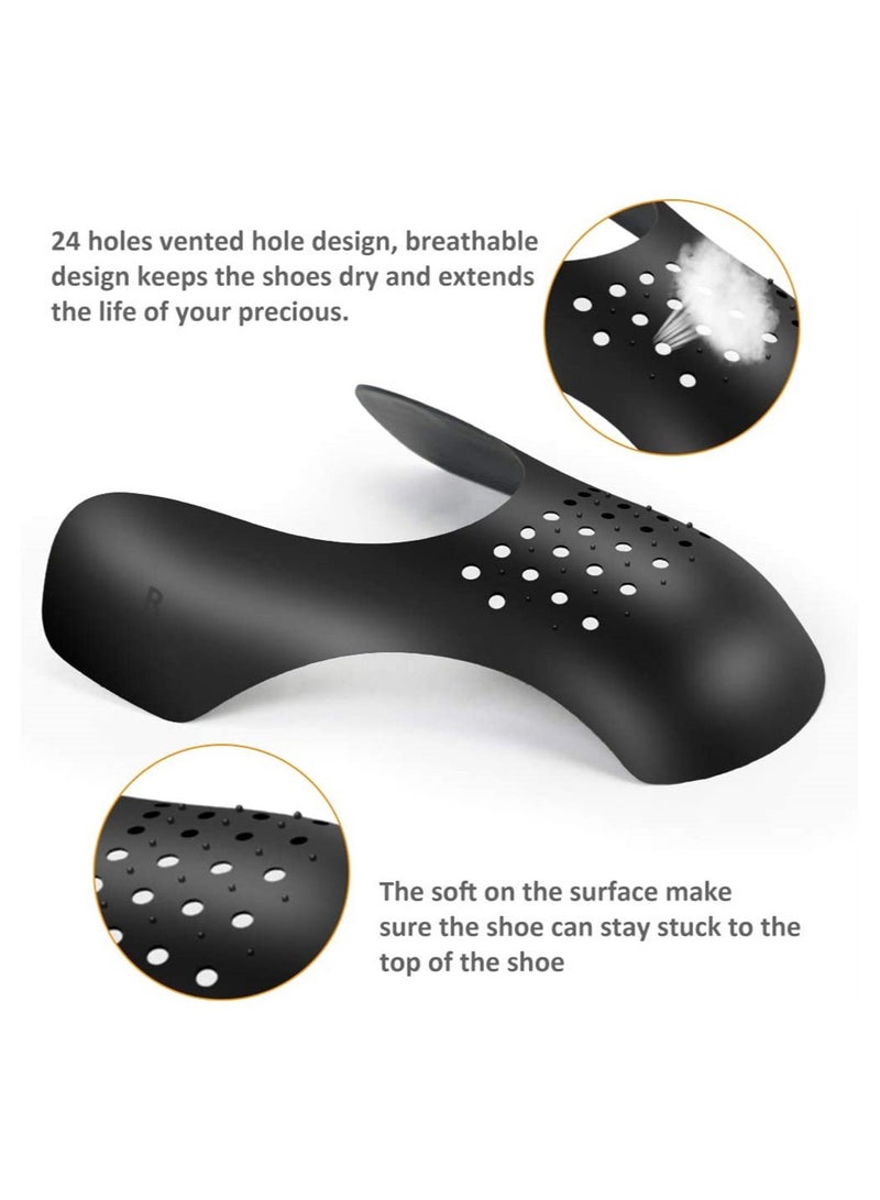Shoe Crease Protectors 2 Pairs Soft Breathable Wrinkle Preventers for Sneakers Casual Shoes Men and Women - Image 2