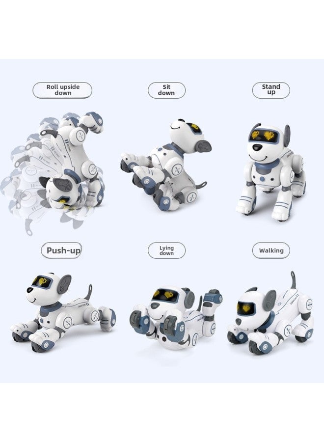 لعبة روبوت صوتية ذكية للأطفال قابلة للبرمجة على شكل كلب ورقص تعمل باللمس وتحكم عن بعد، لعبة كهربائية للحيوانات الأليفة - اللون: Bg1533 Dubi الجيل الأول ذهبي - المواصفات: ثلاثة إصدارات كهربائية - Image 5