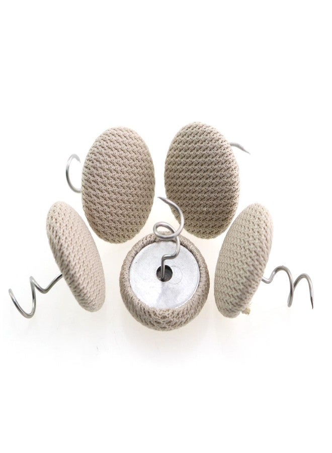 Caishun 25PCS 18mm Upholstery Twisted Pins Sofa Nail Spiral Nails Bedside Decorative Pins Bed Skirt Edge Holder for Decorative Arm Cover Cufflinks Headwear - Image 3