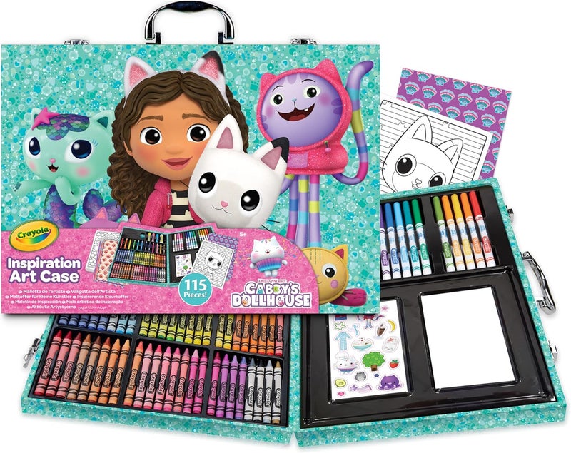 Crayola Gabby’s Dollhouse Inspiration Art Case (115 Pieces) - Image 2