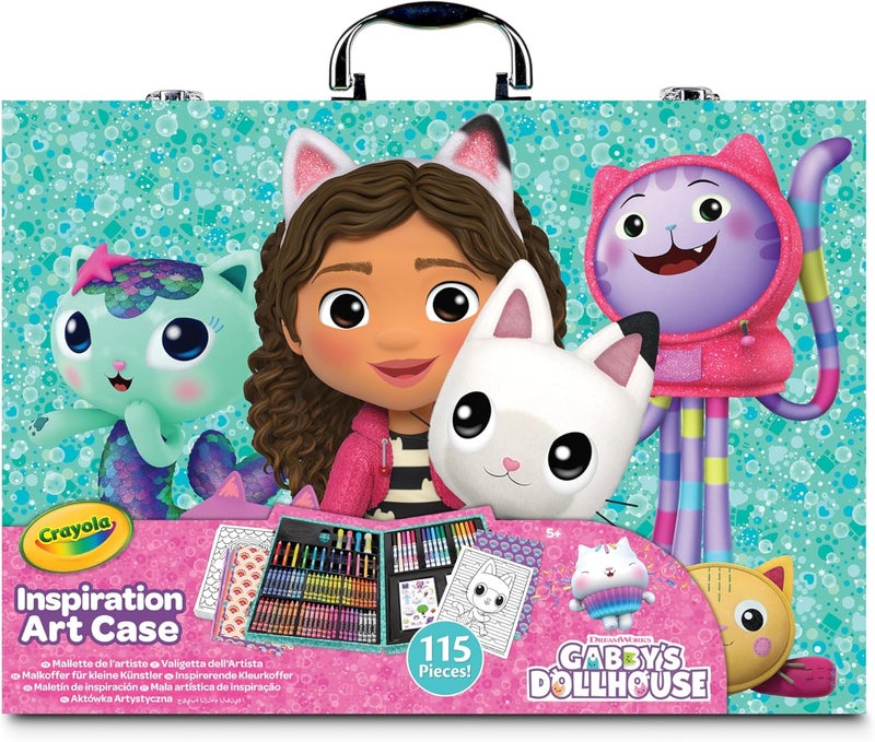 Crayola Gabby’s Dollhouse Inspiration Art Case (115 Pieces) - Image 1