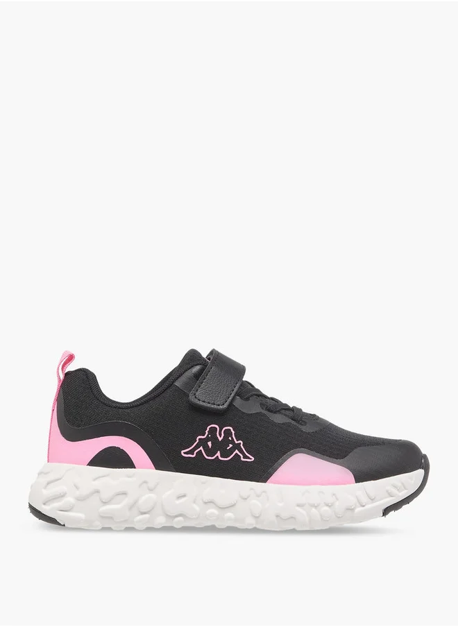 كابا Girls' Colourblock Sports Shoes with Hook and Loop Closure