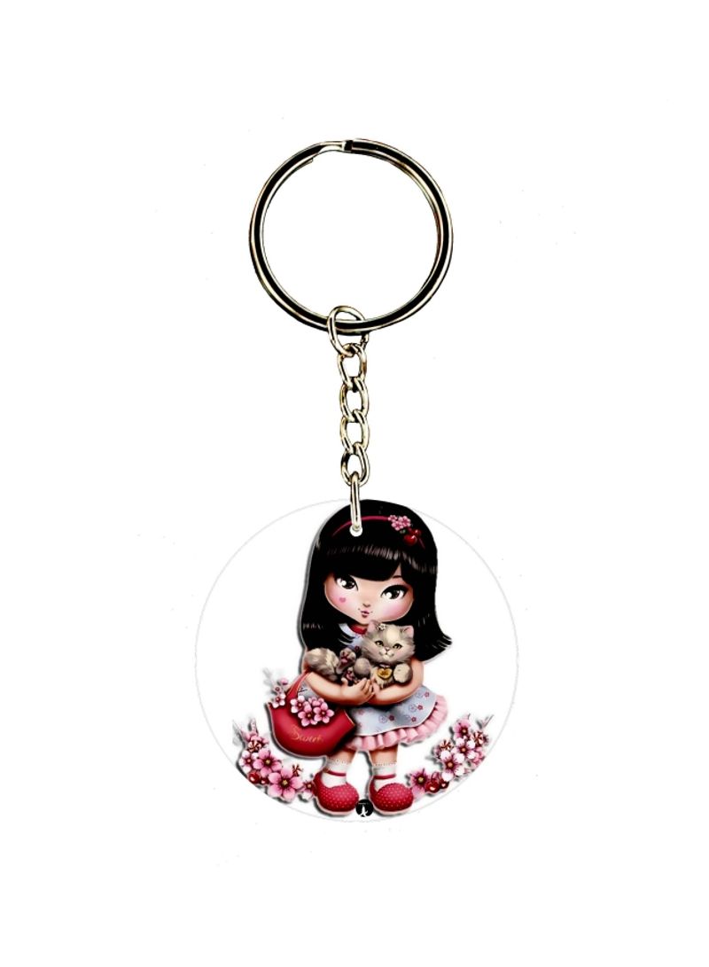 Printed Dual Sided Keychain