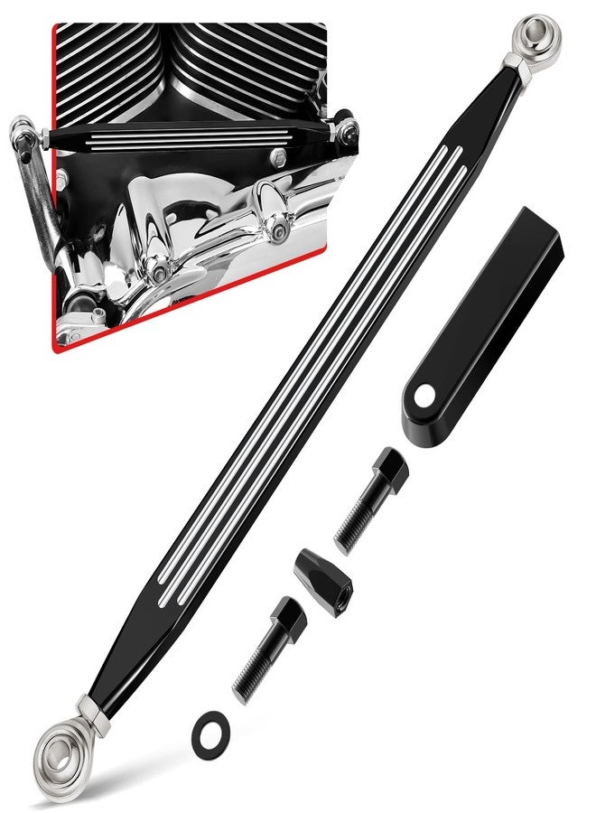 Amazicha Black Shift Linkage Compatible for Harley Davidson Softail Touring Road King Electra Glide Road Glide 1980-2024 - Image 1