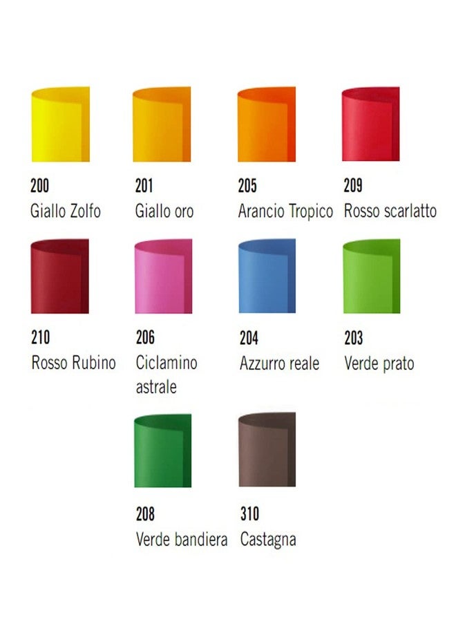 PaperPep Paper Pep Le Cirque Colour Sheets 80GSM A4 Bright Shades Assorted Pack of 50 Sheets - Image 2