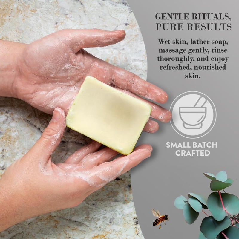 Marvelouskin Eucalyptus Lemon Tallow Soap â€“ Grass-Fed Bar with Essential Oil â€“ Fresh & Naturally Energizing â€“ 3 Pack - Image 4
