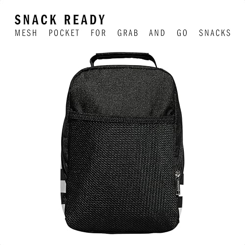 Adidas حقيبة غداء مبردة من أديداس للنساء والرجال، حاوية طعام معزولة مع جيب شبكي - Image 4