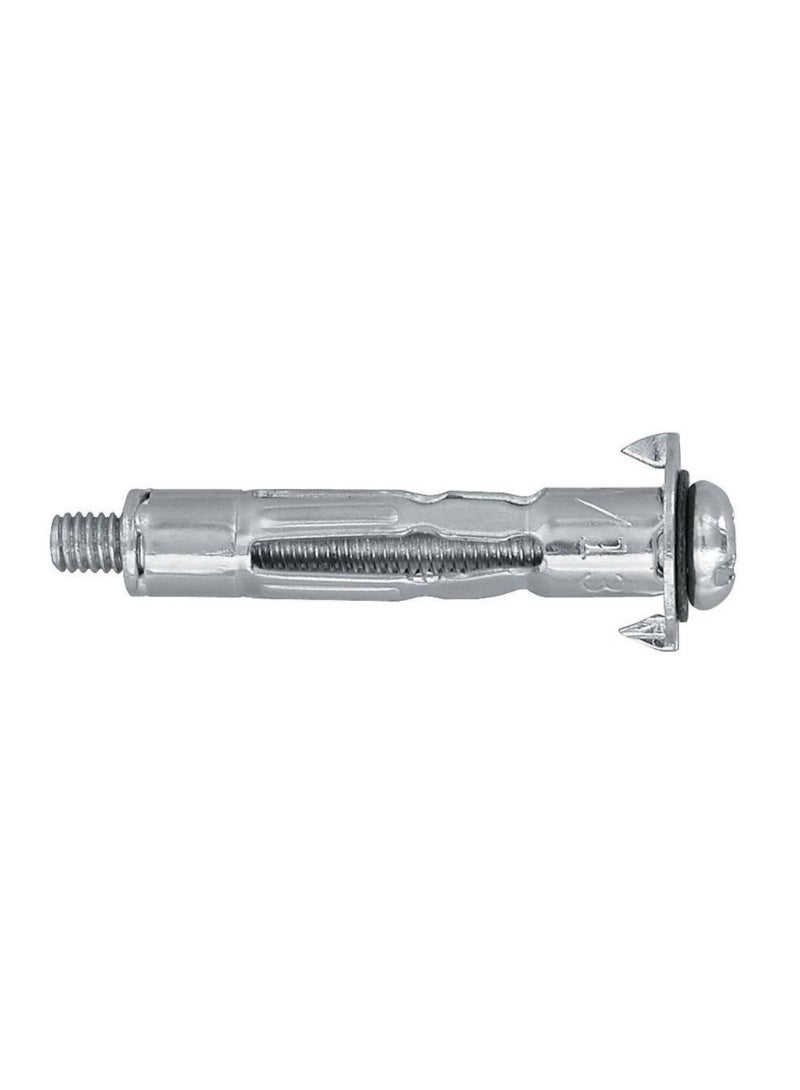 Diall Steel Hollow Wall Anchor Pack M5 x 37mm 4Pcs
