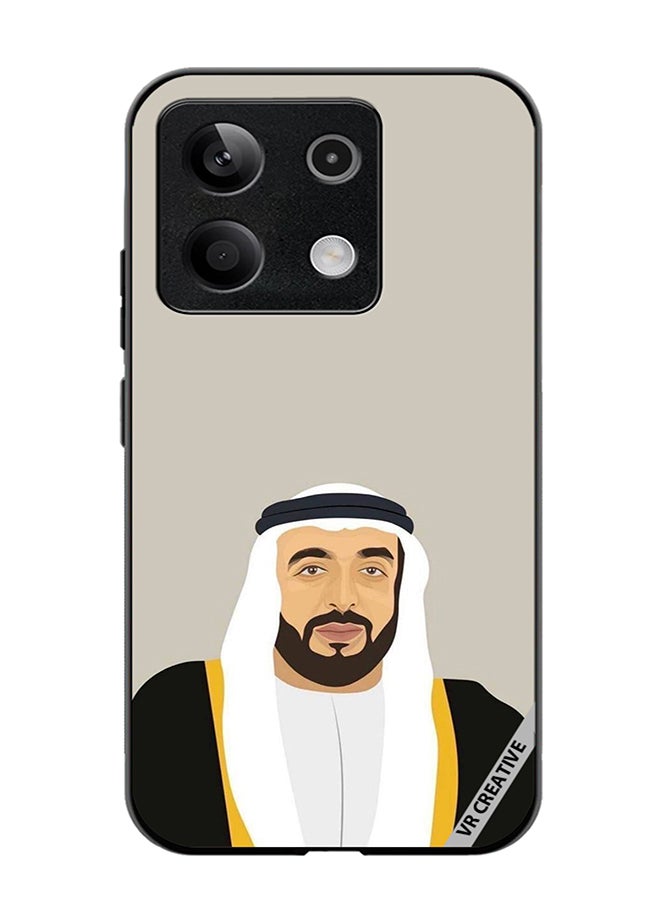 VR CREATIVE Protective Case Cover For Xiaomi Poco X6 Sheikh Khalifa Bin Zayed Bin Sultan Al Nahyan Design Multicolour - Image 1