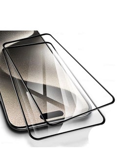 PROVENGE Provenge Pack Of 2 Screen Protector Designed For iPhone 15 Pro Max Anti Scratch Anti Fingerprint Gives 9H Hardness Tempered Glass Ultra Clear Provide Responsive Touch Bubble Free Protector  - Image 1