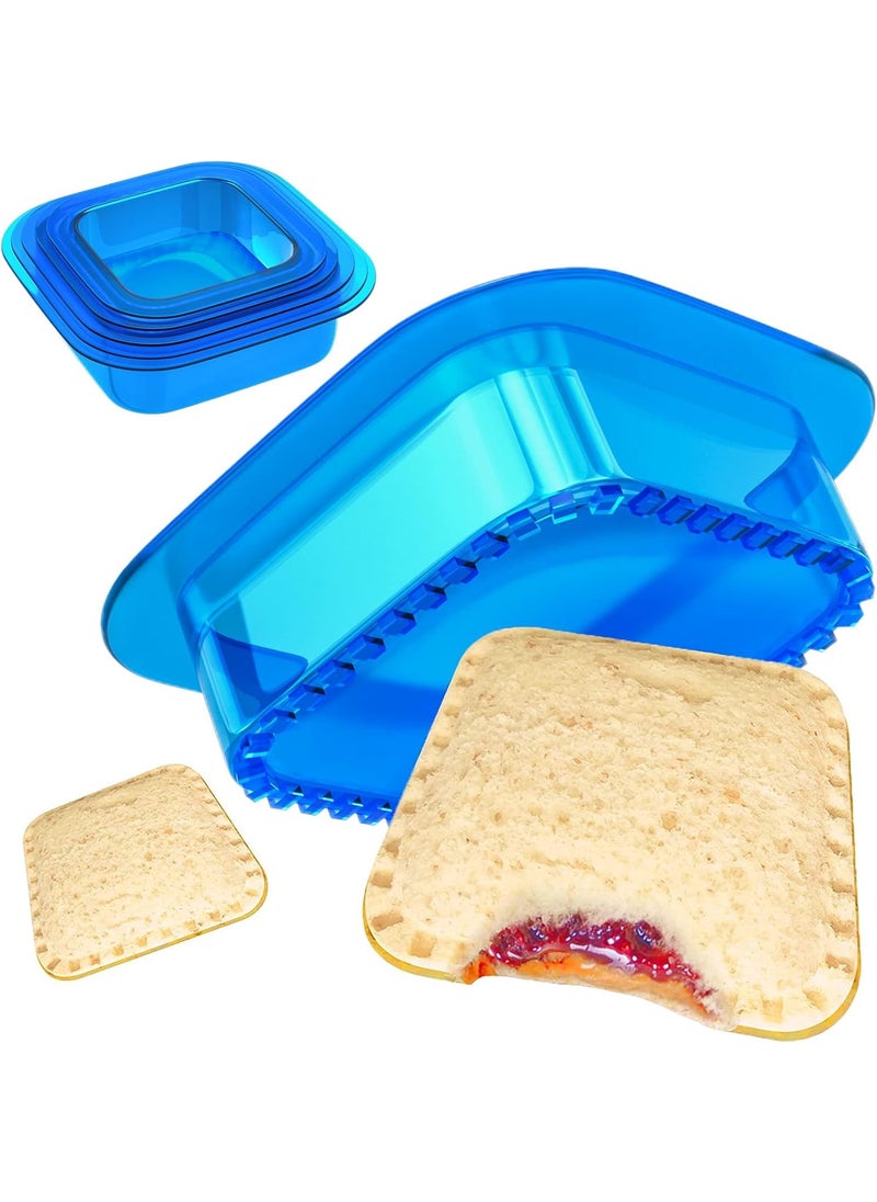 ZDQTRA ZDQTRA 5 in 1 Sandwich Cutter and Sealer for Bread Pancake Maker Peanut Butter and Jelly Crustless Maker for Kids Children Boys Girls1pcsMulti Color  - Image 1