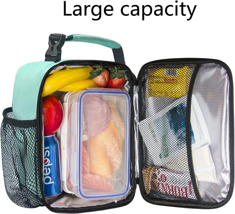 Hap Tim Insulated Lunch Box for Men, Reusable Lunch Bag for Women & Men, Adluts Lunchbox for Office Work, Portable Lunchbag, Mint Green（18654-MG） - Image 4
