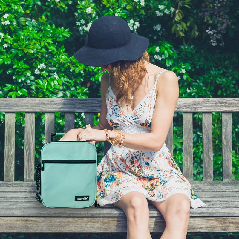 Hap Tim Insulated Lunch Box for Men, Reusable Lunch Bag for Women & Men, Adluts Lunchbox for Office Work, Portable Lunchbag, Mint Green（18654-MG） - Image 2