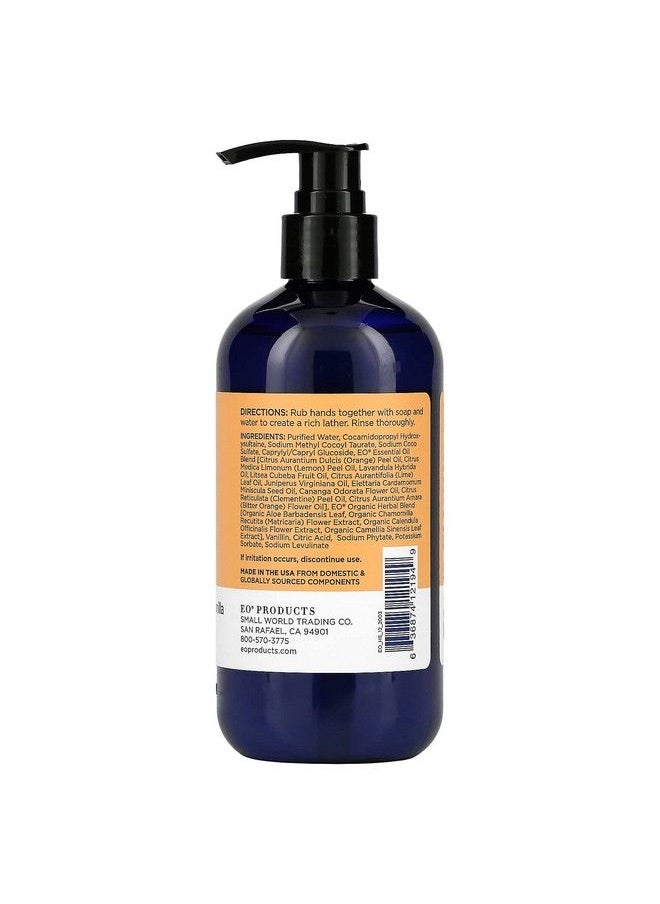 EO Orange Blossom & Vanilla Hand Soap 12 Fz  - Image 3