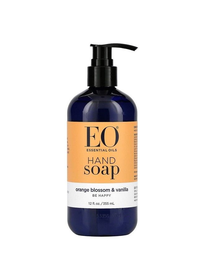 EO Orange Blossom & Vanilla Hand Soap 12 Fz  - Image 1