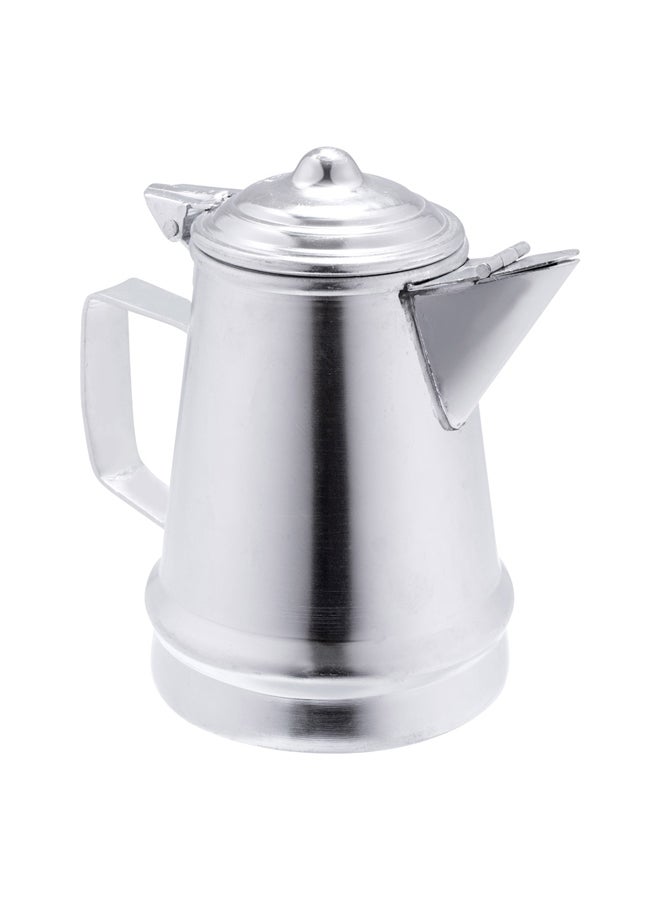 AL SANIDI Aluminum milk pot or pitcher Coffee pot Silver capacity 2.5 L  - Image 1