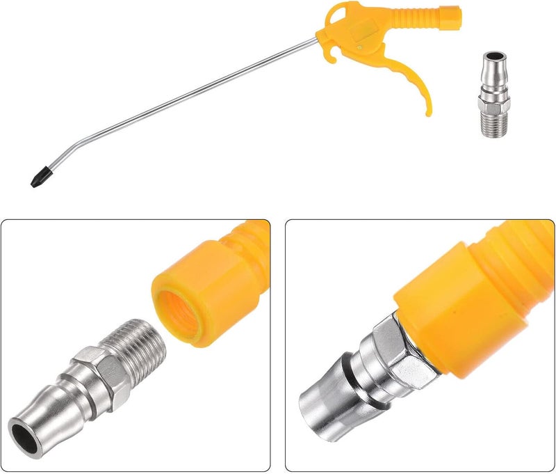 AQ AQSON مسدس هواء عالي الضغط AQSON بفوهة مائلة بطول 10.63 بوصة - أصفر - Image 4