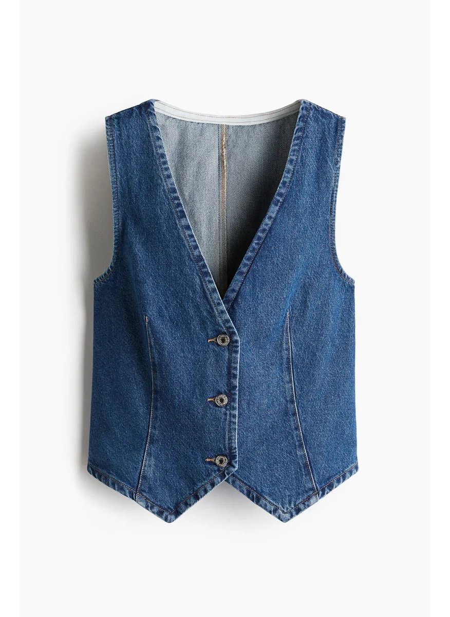 H&M Denim Waistcoat