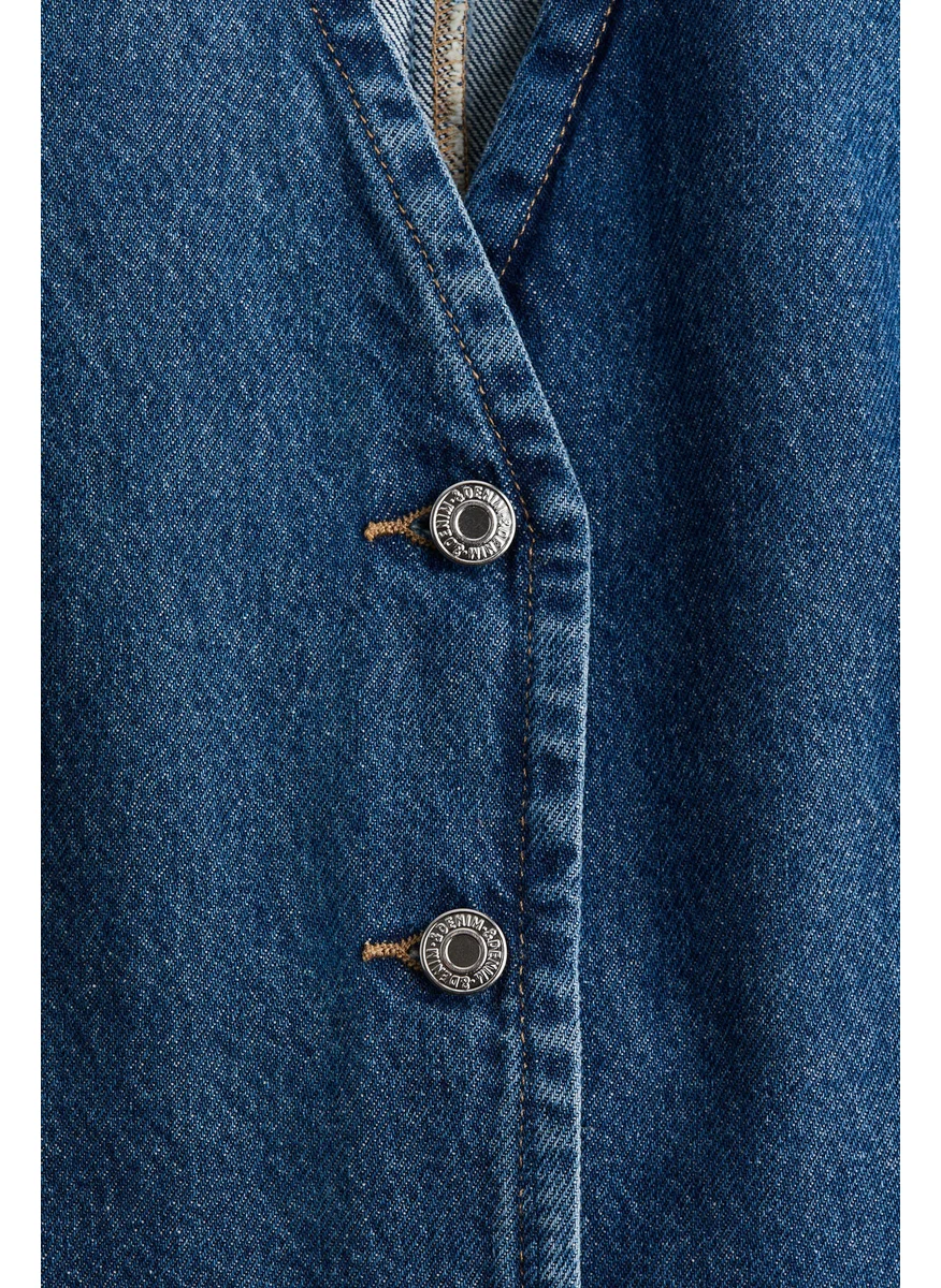 اتش اند ام Denim Waistcoat