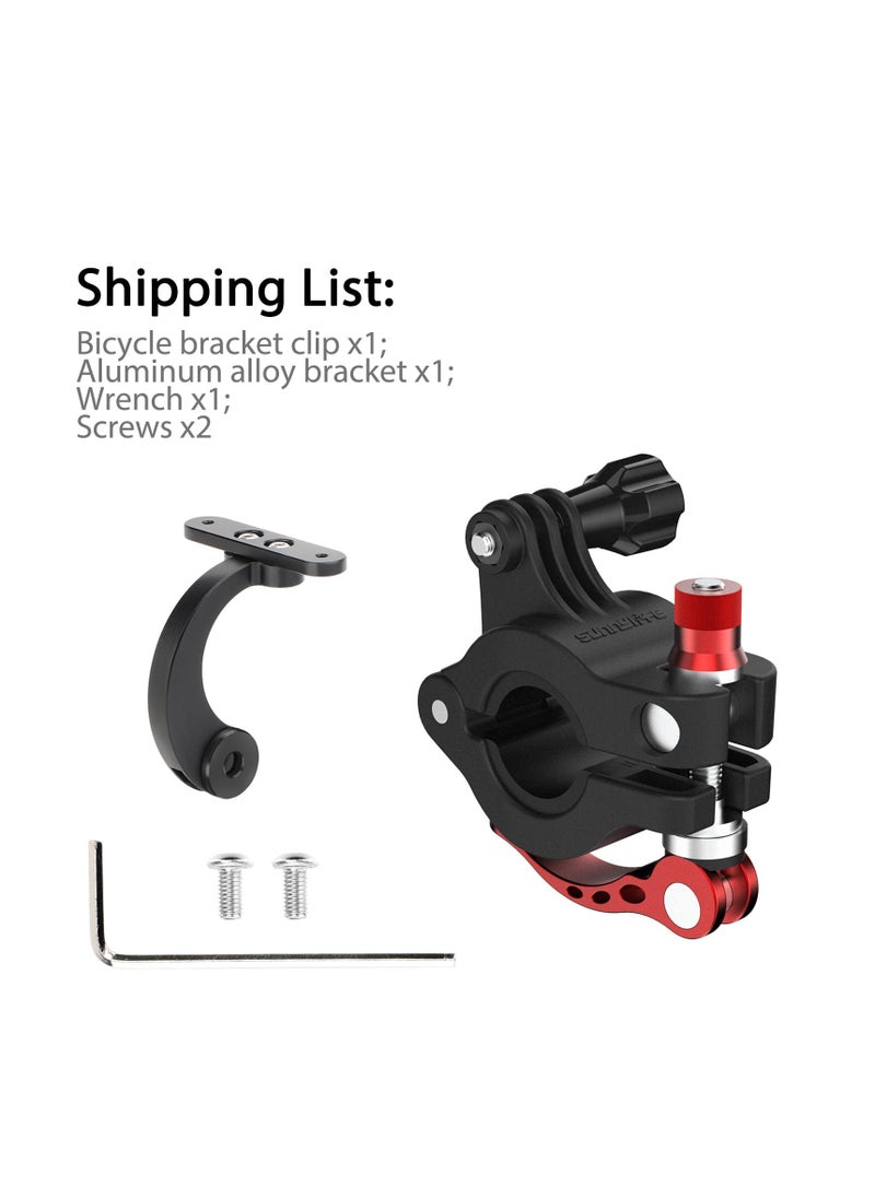 Generic - Adjustable Aluminum Alloy Bike Mount for DJI Mini 4 Pro and Air 3 - Handlebar Bracket for DJI RC 2 Controller, Durable Bicycle Clamp Adapter for Easy Access and Stability. - Image 1