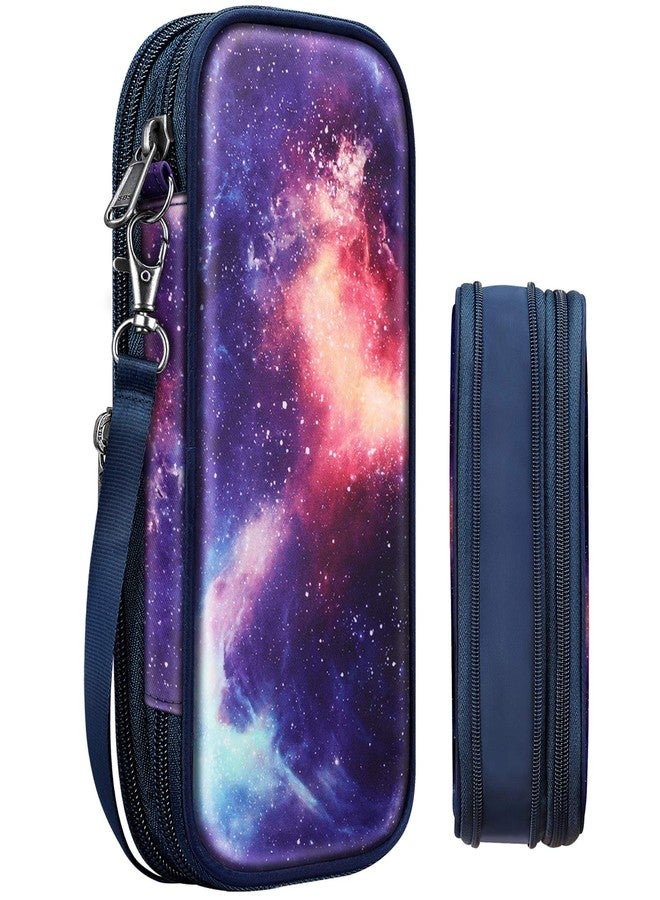 FINPAC Expandable Pencil Case, Large Capacity Pencil Box, Pen & Marker Storage Pouch Stationery Organizer for Men Women Outdoors, Pen Bag Office Supply (Galaxy Star) - Image 1