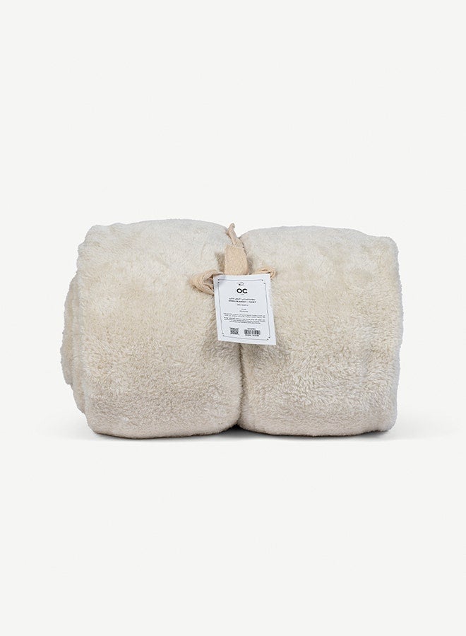 OC HOME بطانية لينالي عاجي-200x240سم - Image 1