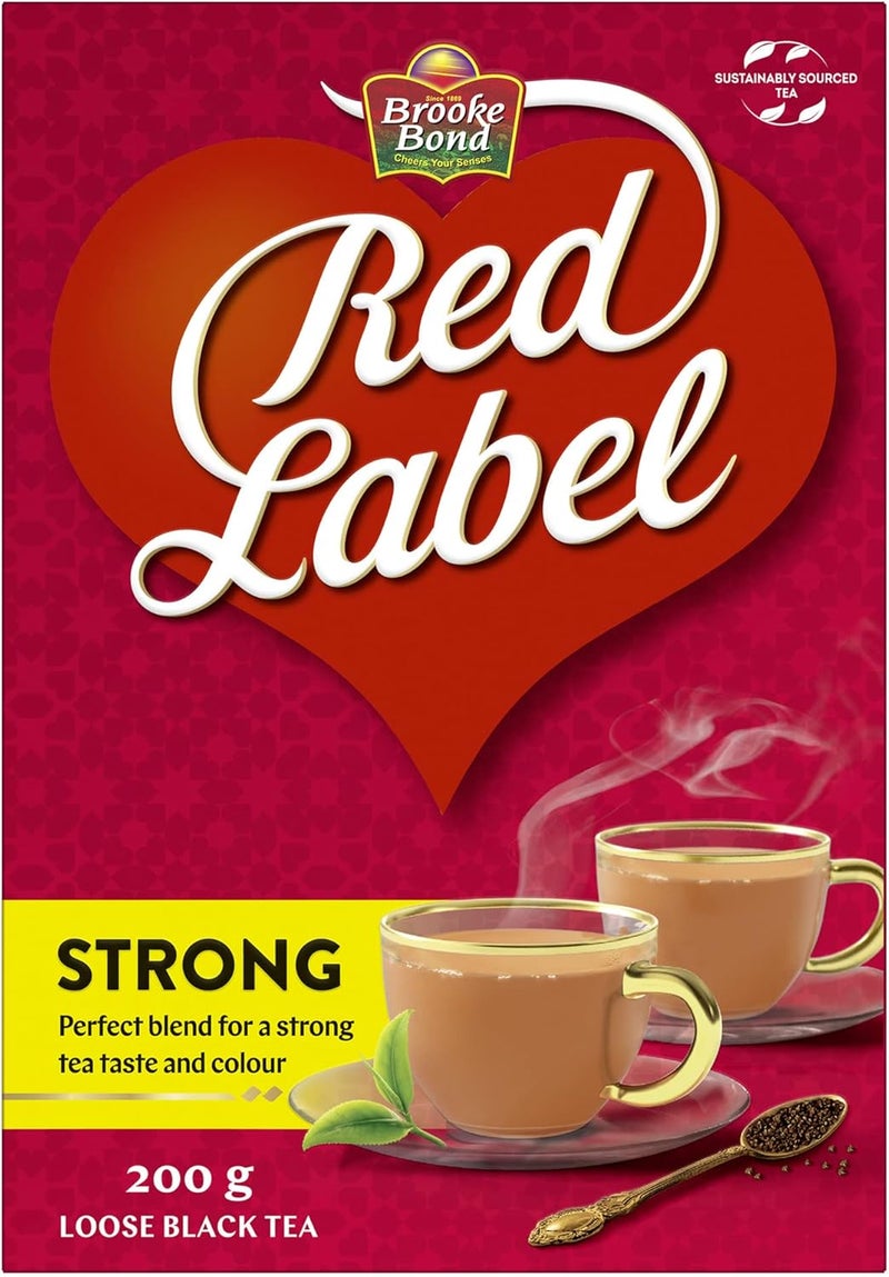 Brooke Bond Red Label Black Loose Tea, 200G - Image 1